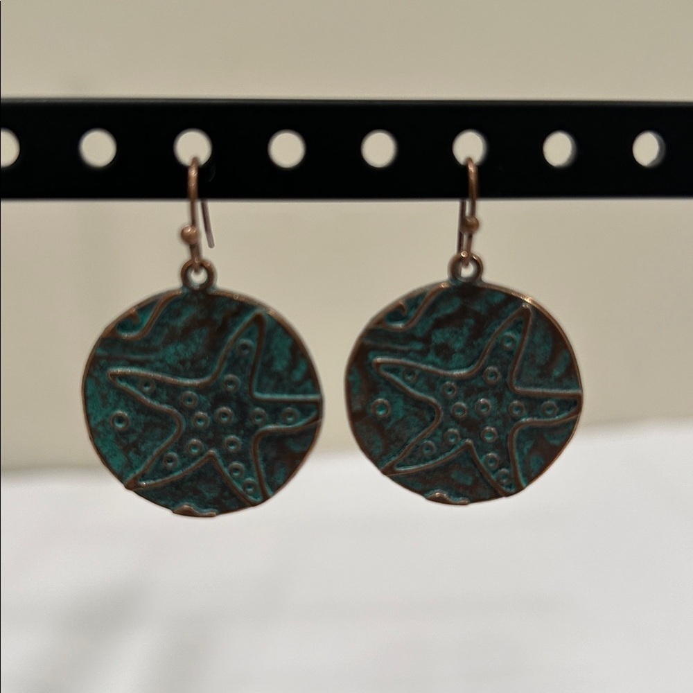 Starfish Design Earrings